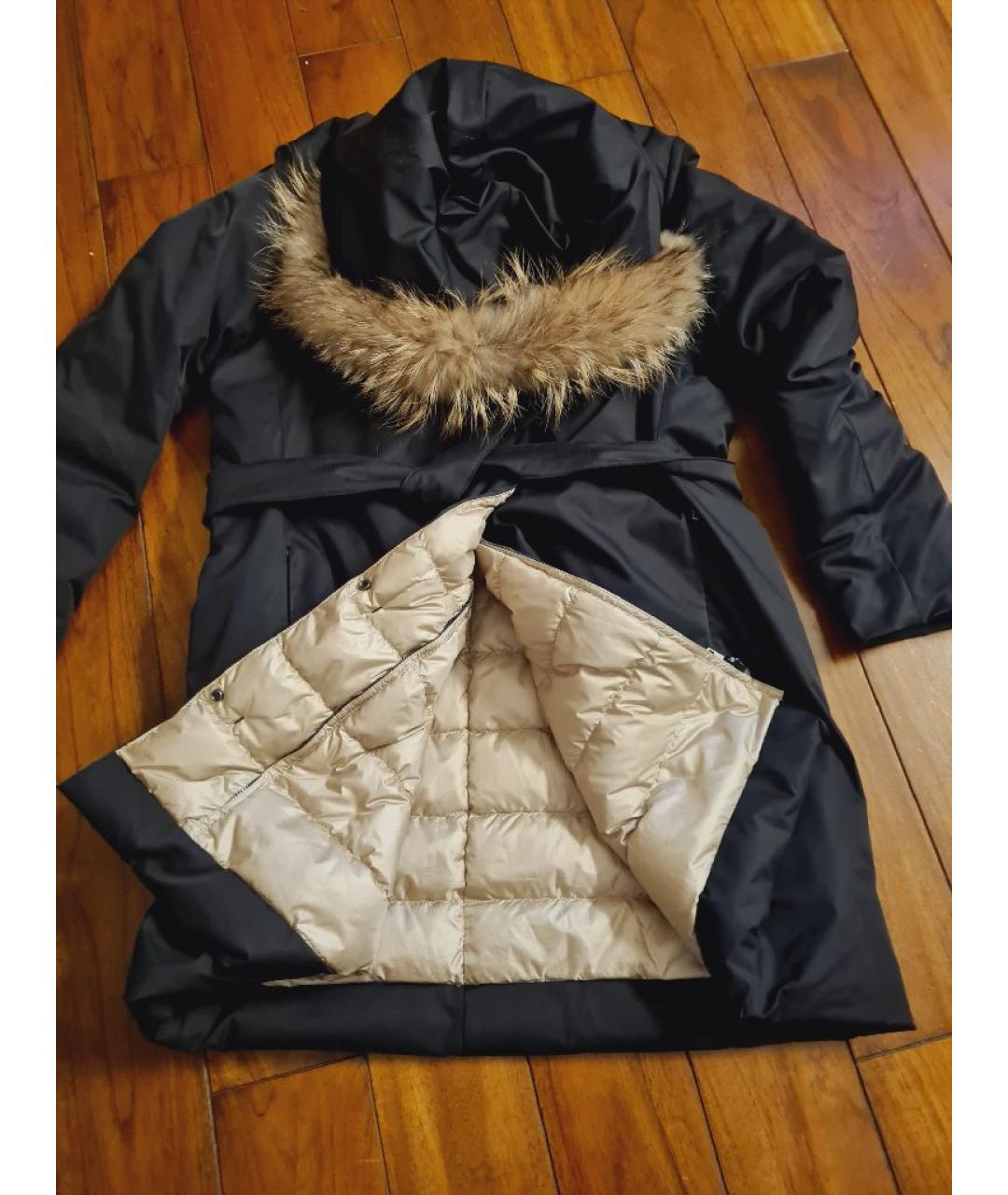 'S MAX MARA Черный пуховик, фото 5