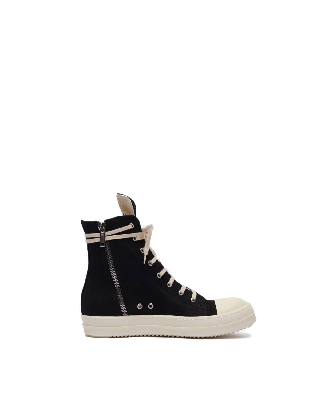 RICK OWENS Черные кеды, фото 10