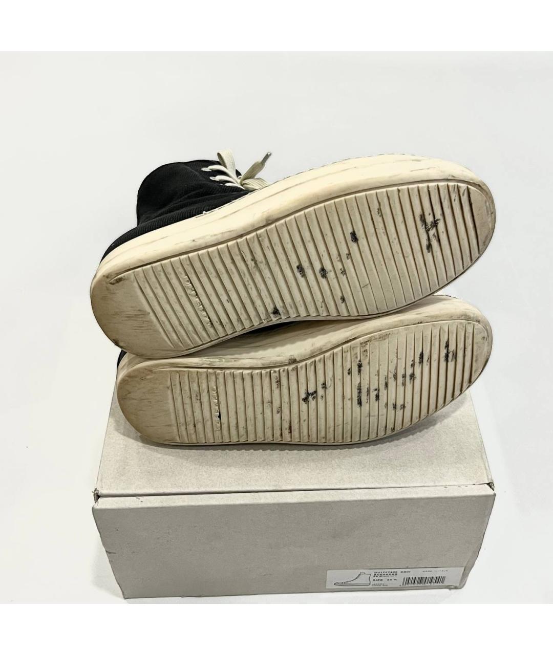 RICK OWENS Черные кеды, фото 9