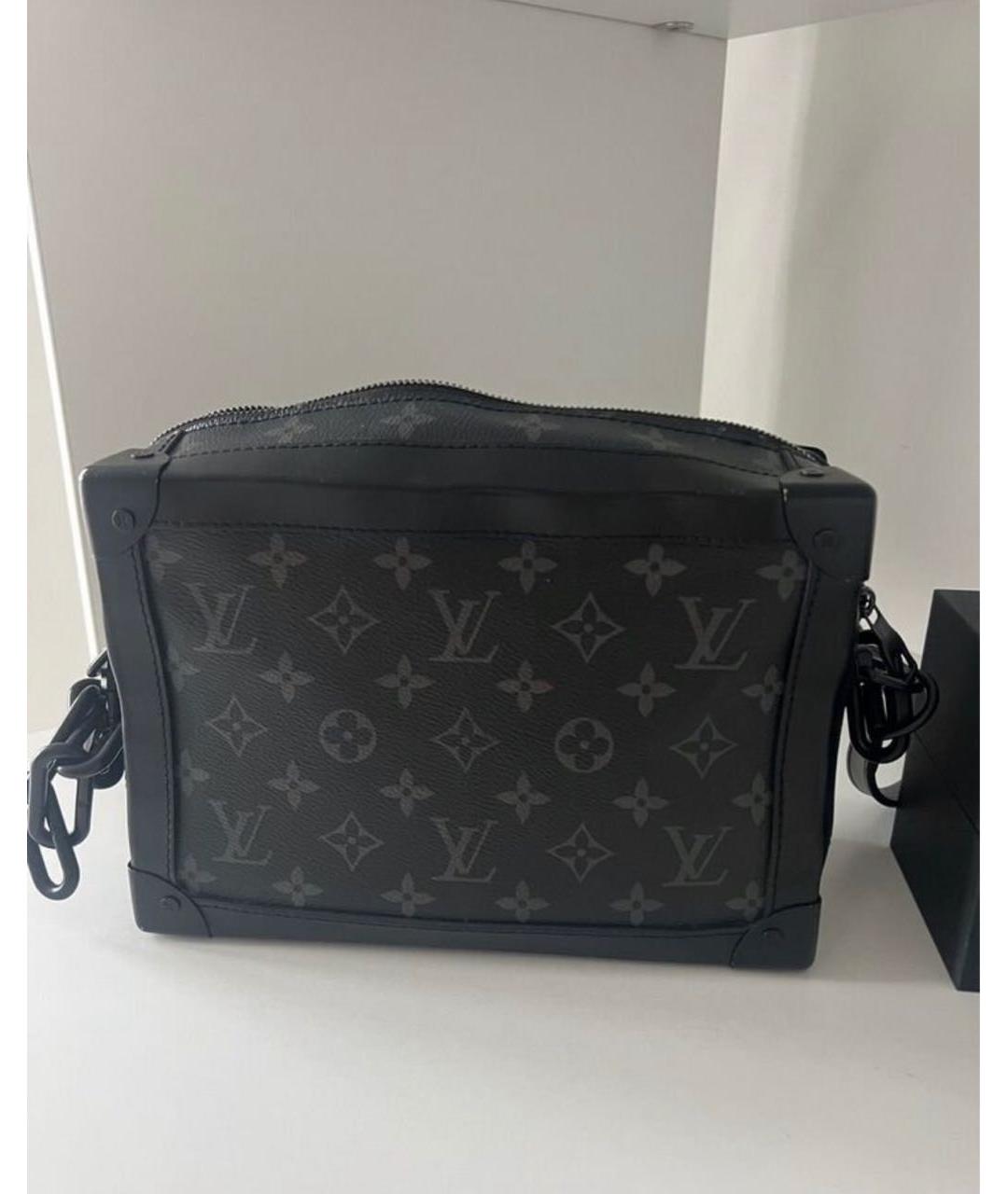 LOUIS VUITTON Черная сумка через плечо, фото 8