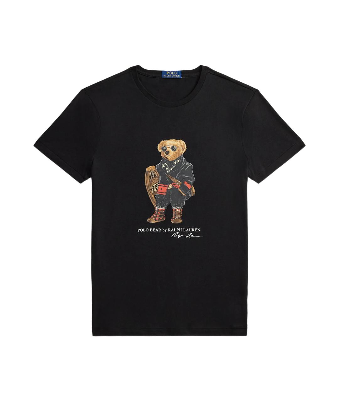 POLO RALPH LAUREN Черная хлопковая футболка, фото 1