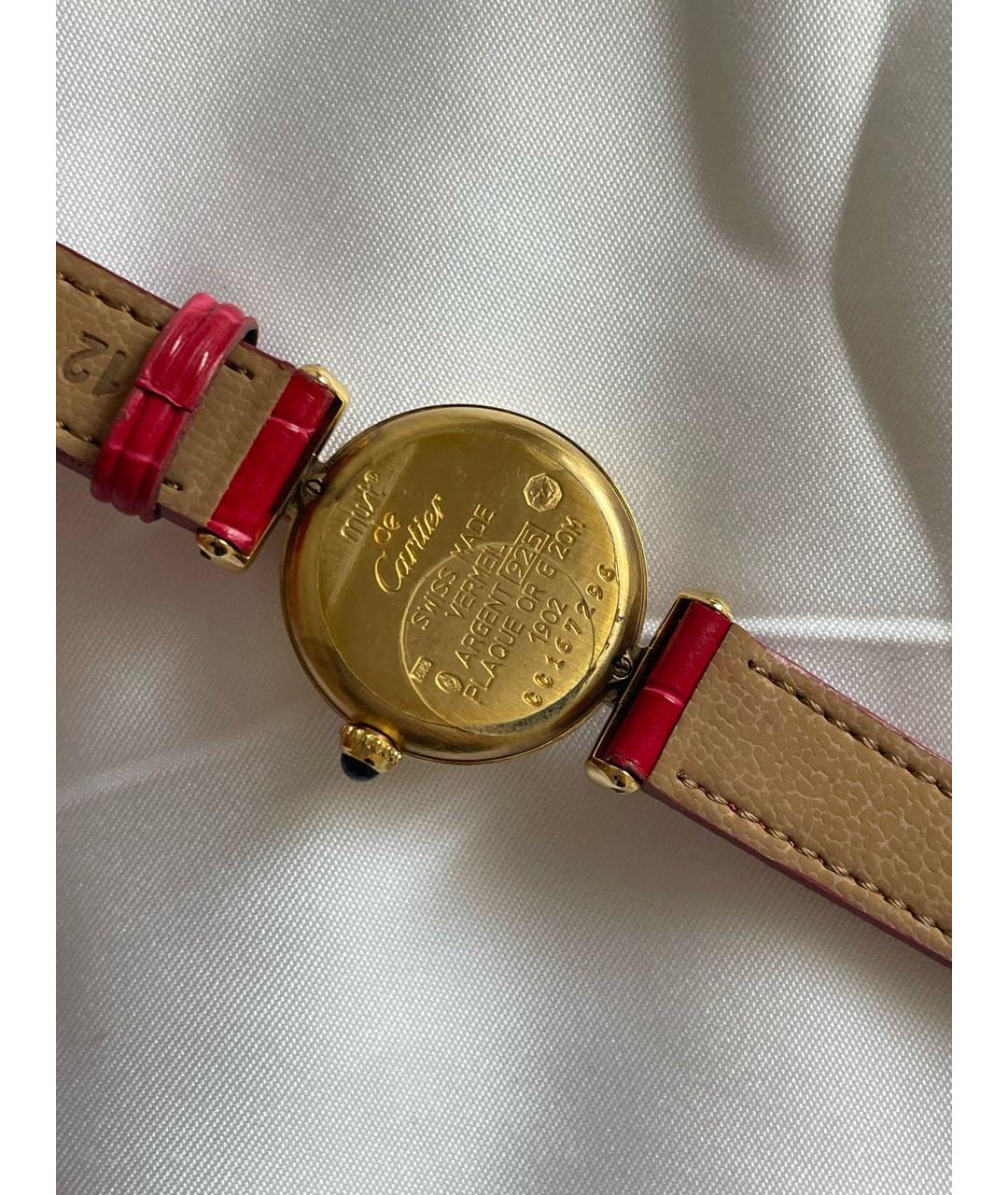 CARTIER Золотые позолоченные часы, фото 2