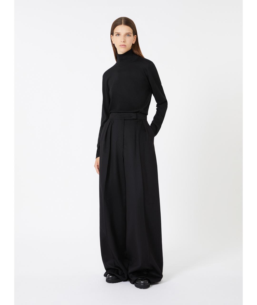 MAX MARA Черный кашемировый джемпер / свитер, фото 2