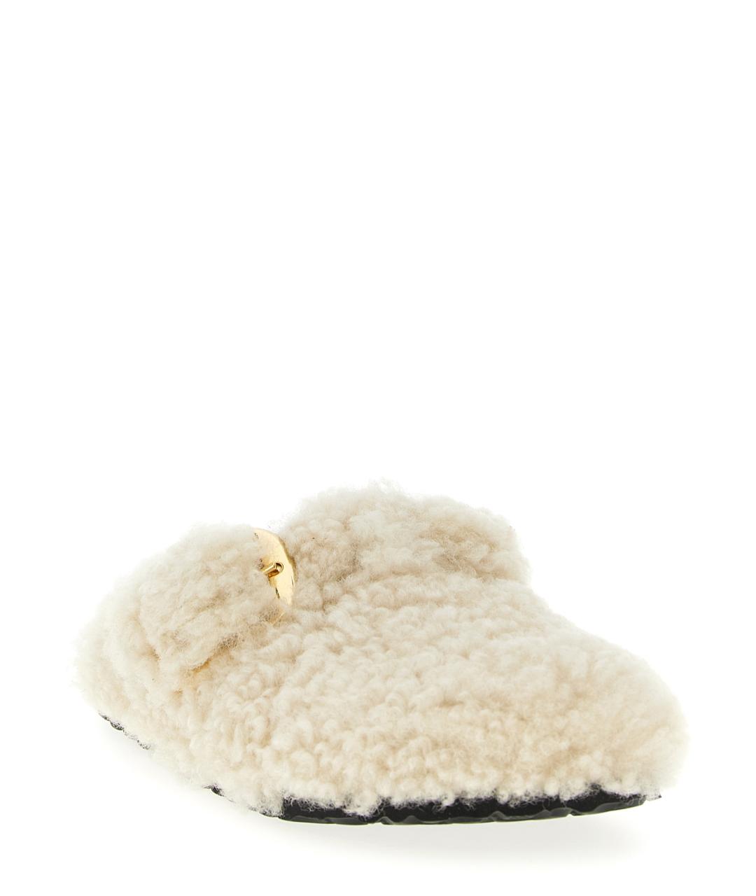 BIRKENSTOCK Белые сабо, фото 2