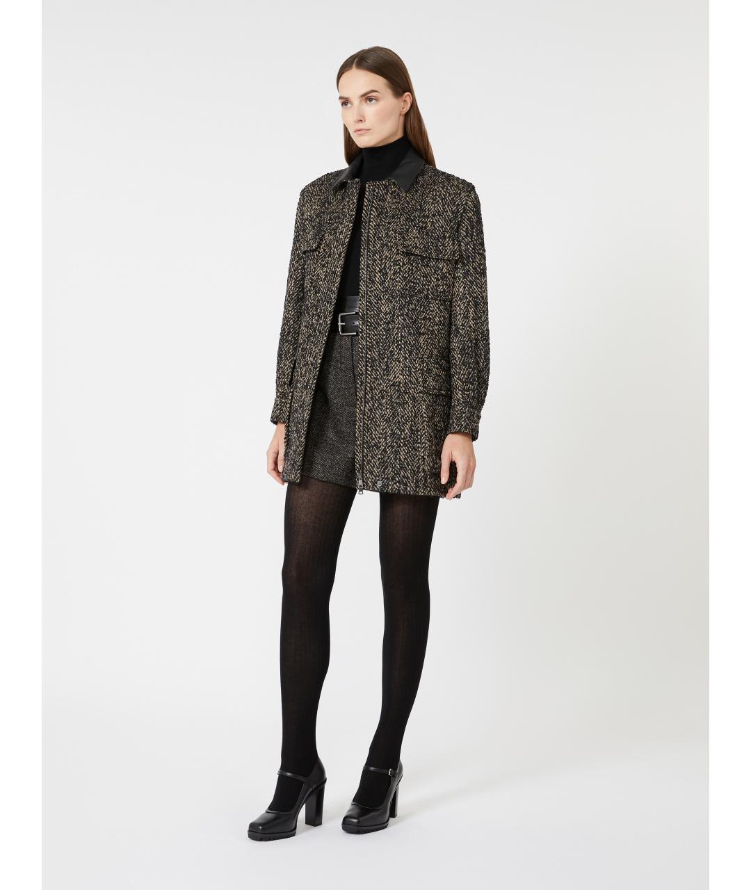 MAX MARA Мульти шерстяное пальто, фото 2