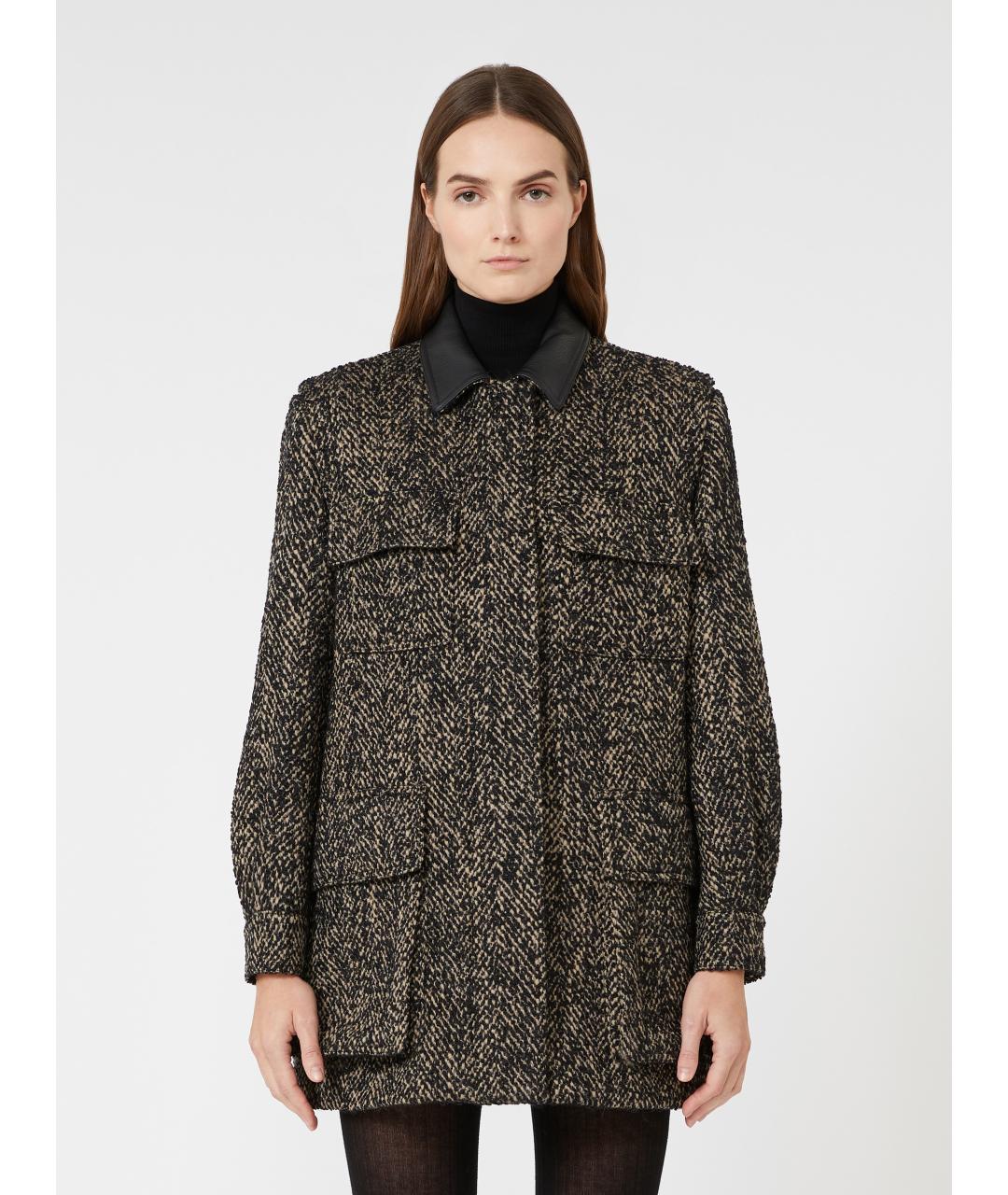 MAX MARA Мульти шерстяное пальто, фото 3