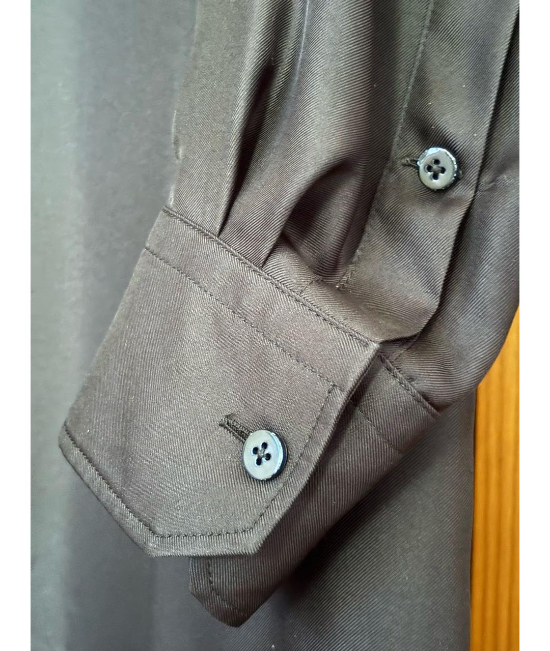 MAISON MARGIELA Синее шелковое платье, фото 8