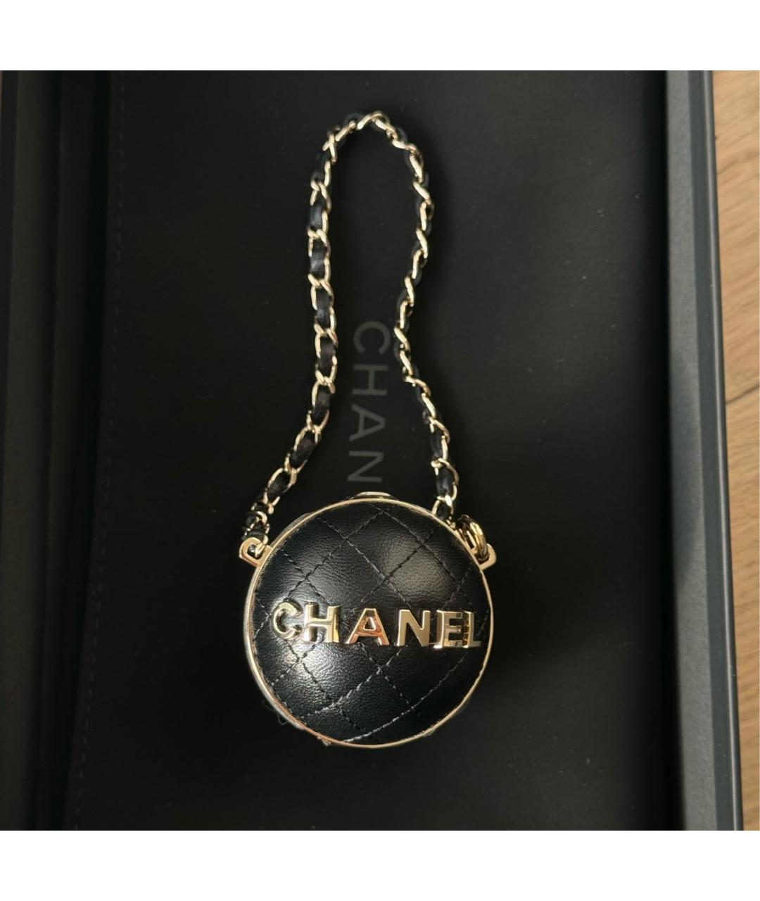 CHANEL Черный брелок, фото 2