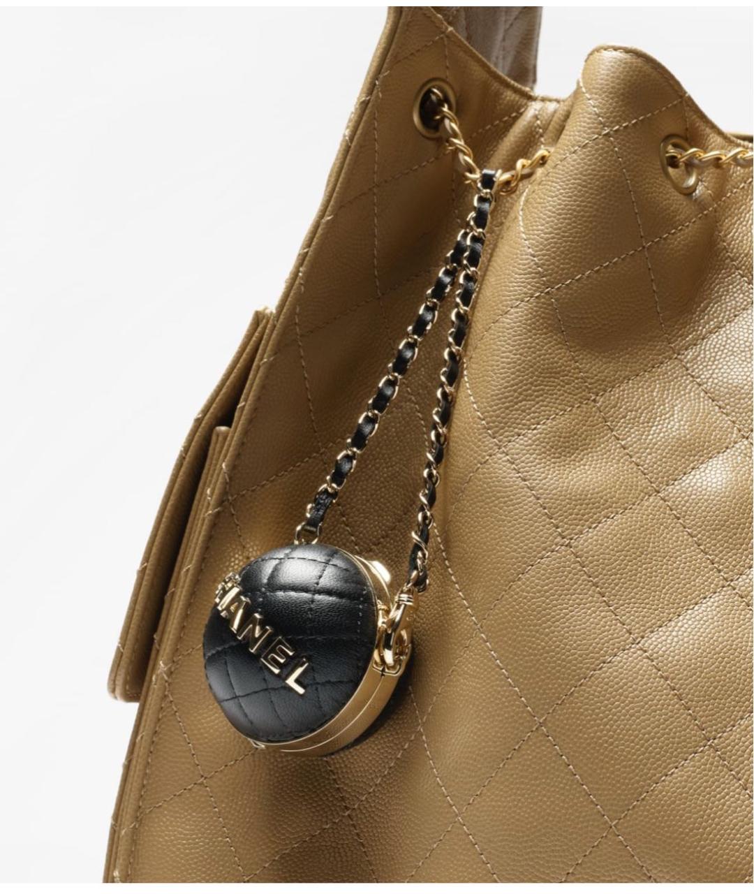 CHANEL Черный брелок, фото 5