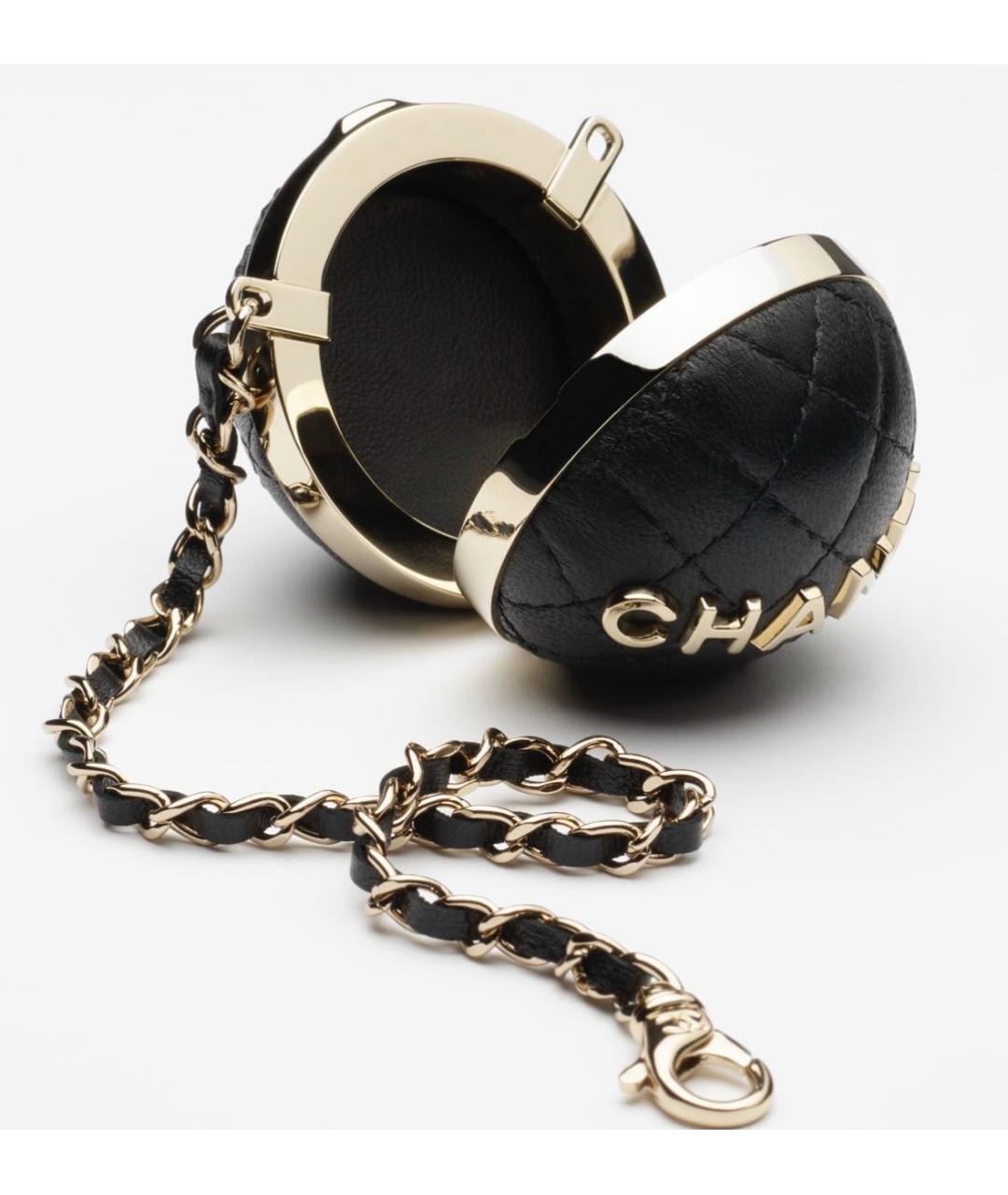 CHANEL Черный брелок, фото 7