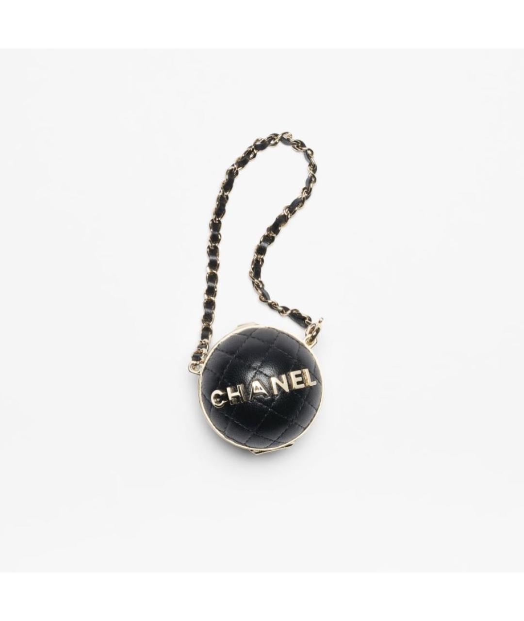 CHANEL Черный брелок, фото 9