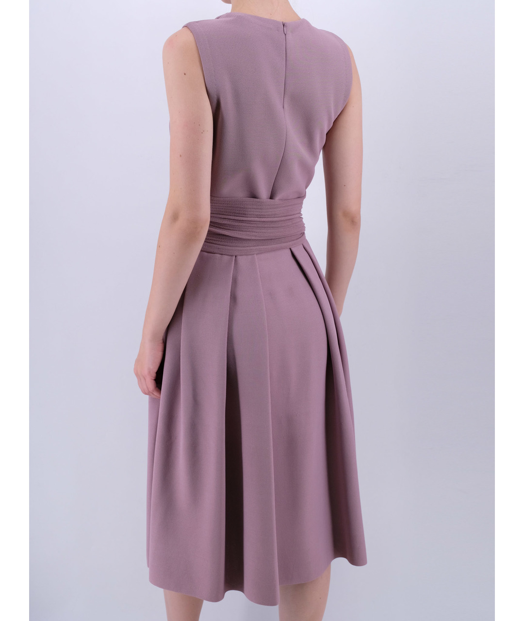 CHRISTIAN DIOR PRE-OWNED Фиолетовое вискозное повседневное платье, фото 3