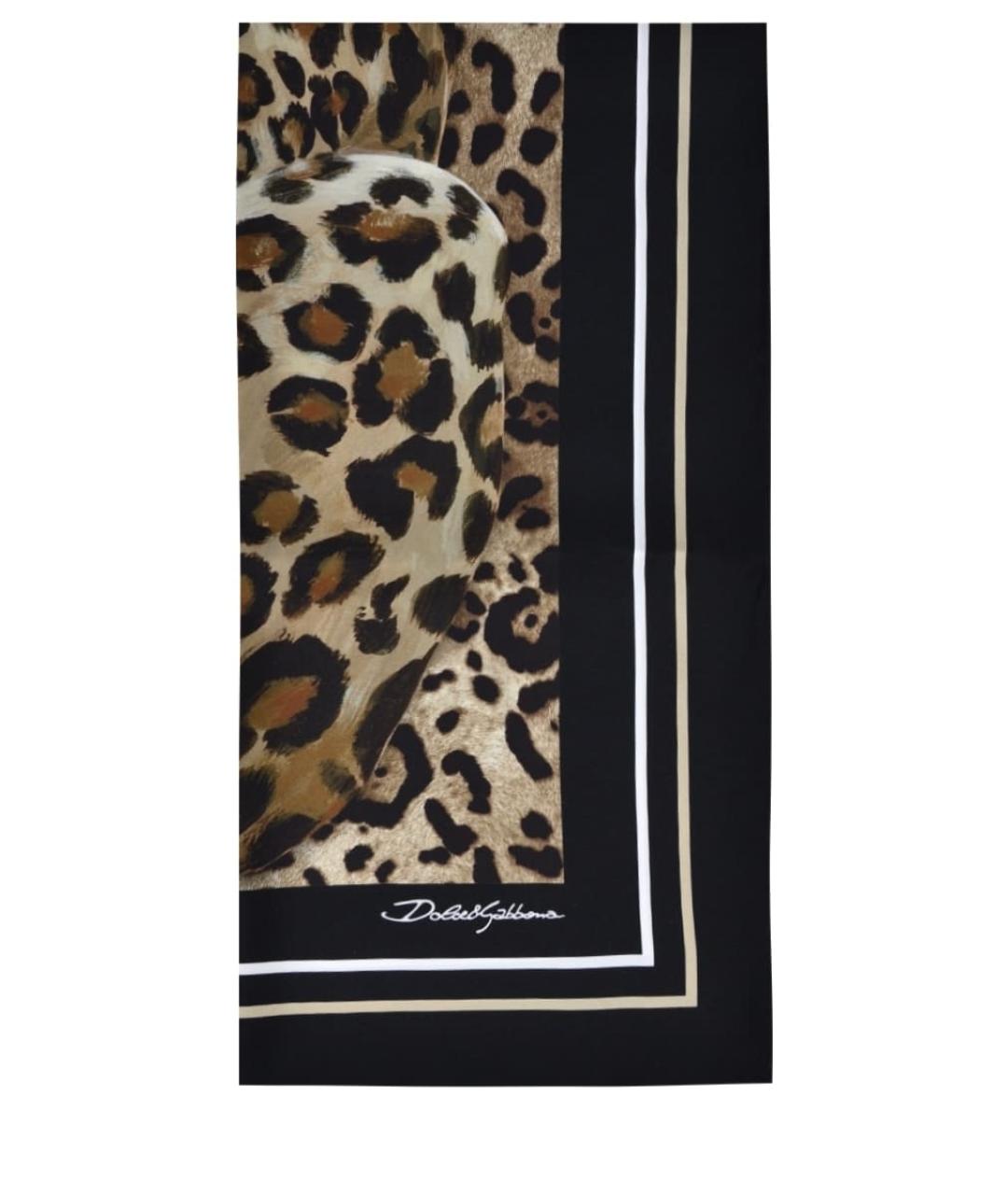 DOLCE&GABBANA Мульти шелковый платок, фото 2