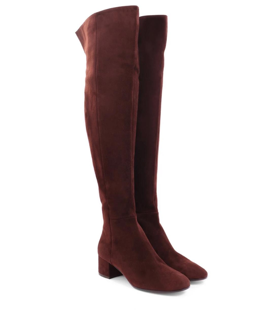 GIANVITO ROSSI Кожаные ботфорты, фото 2