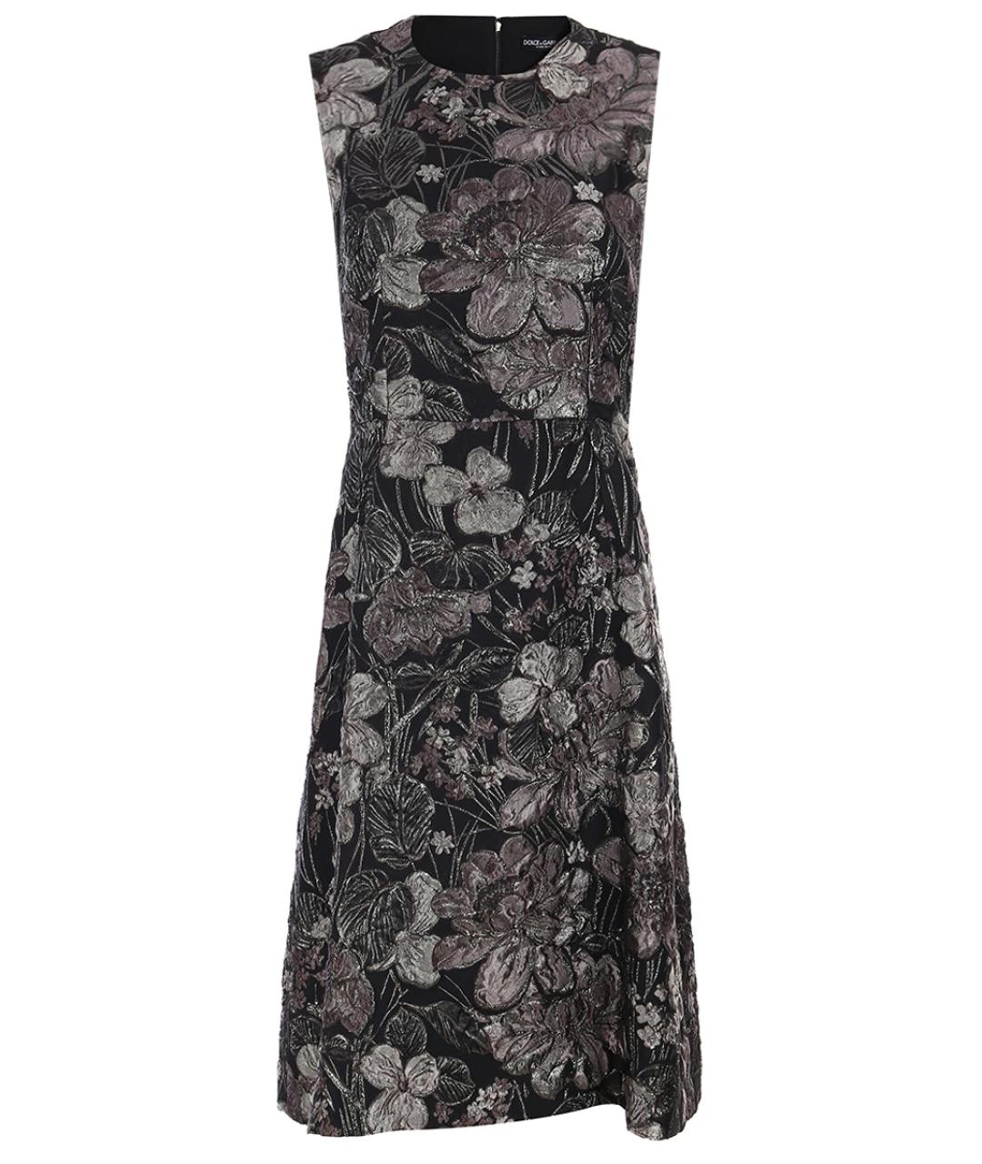 DOLCE&GABBANA Черное ацетатное вечернее платье, фото 1