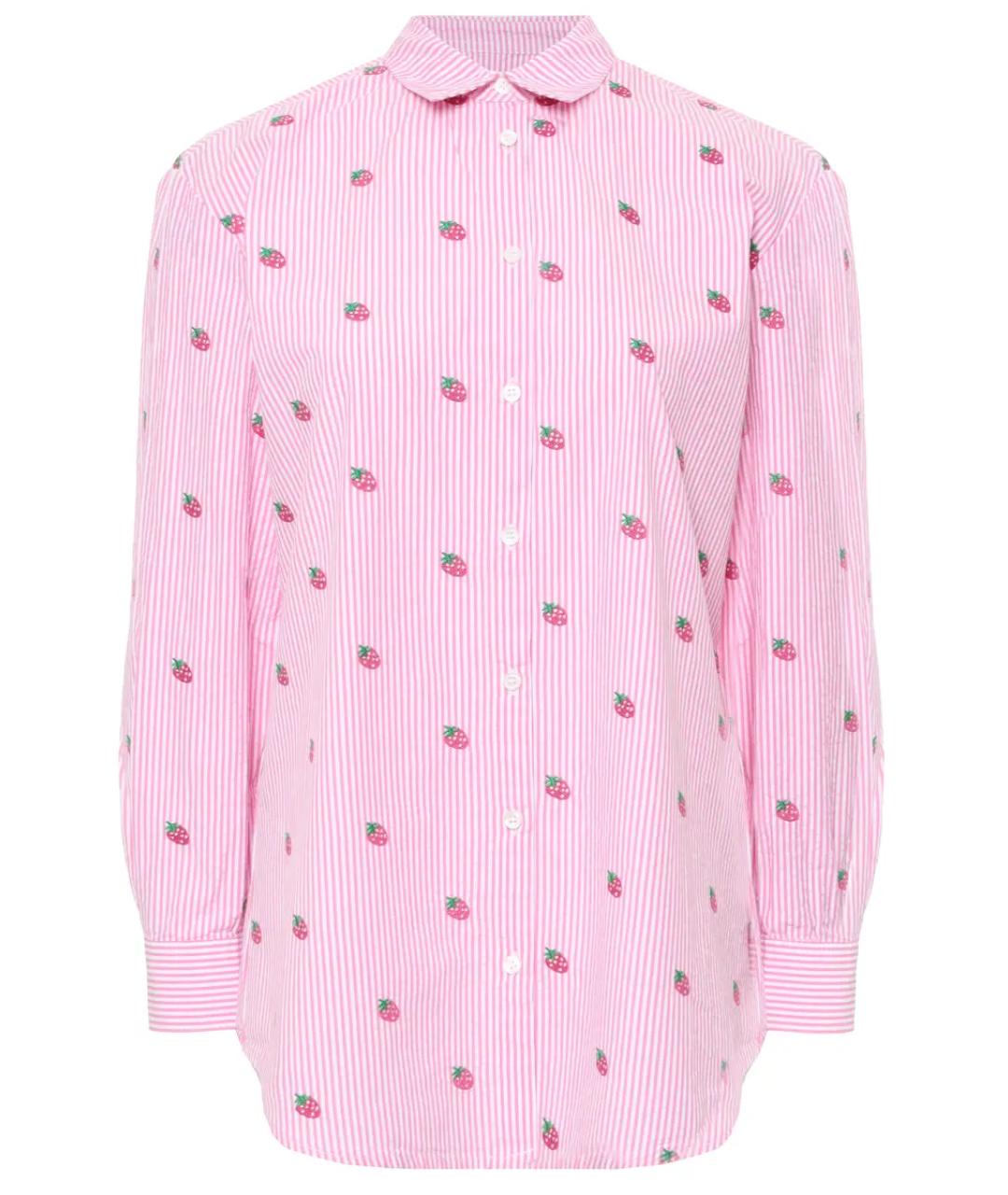 MC2 SAINT BARTH Розовая хлопковая рубашка, фото 1