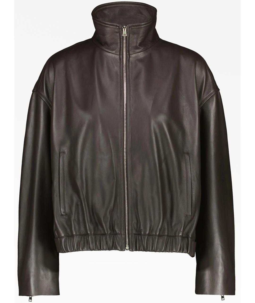 YVES SALOMON Коричневая кожаная куртка, фото 5