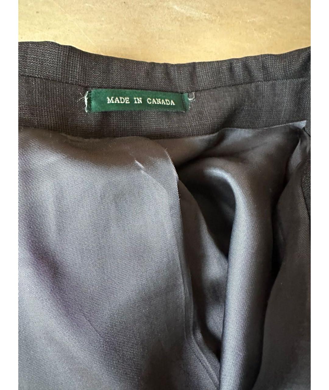 RALPH LAUREN Коричневый шерстяной пиджак, фото 3