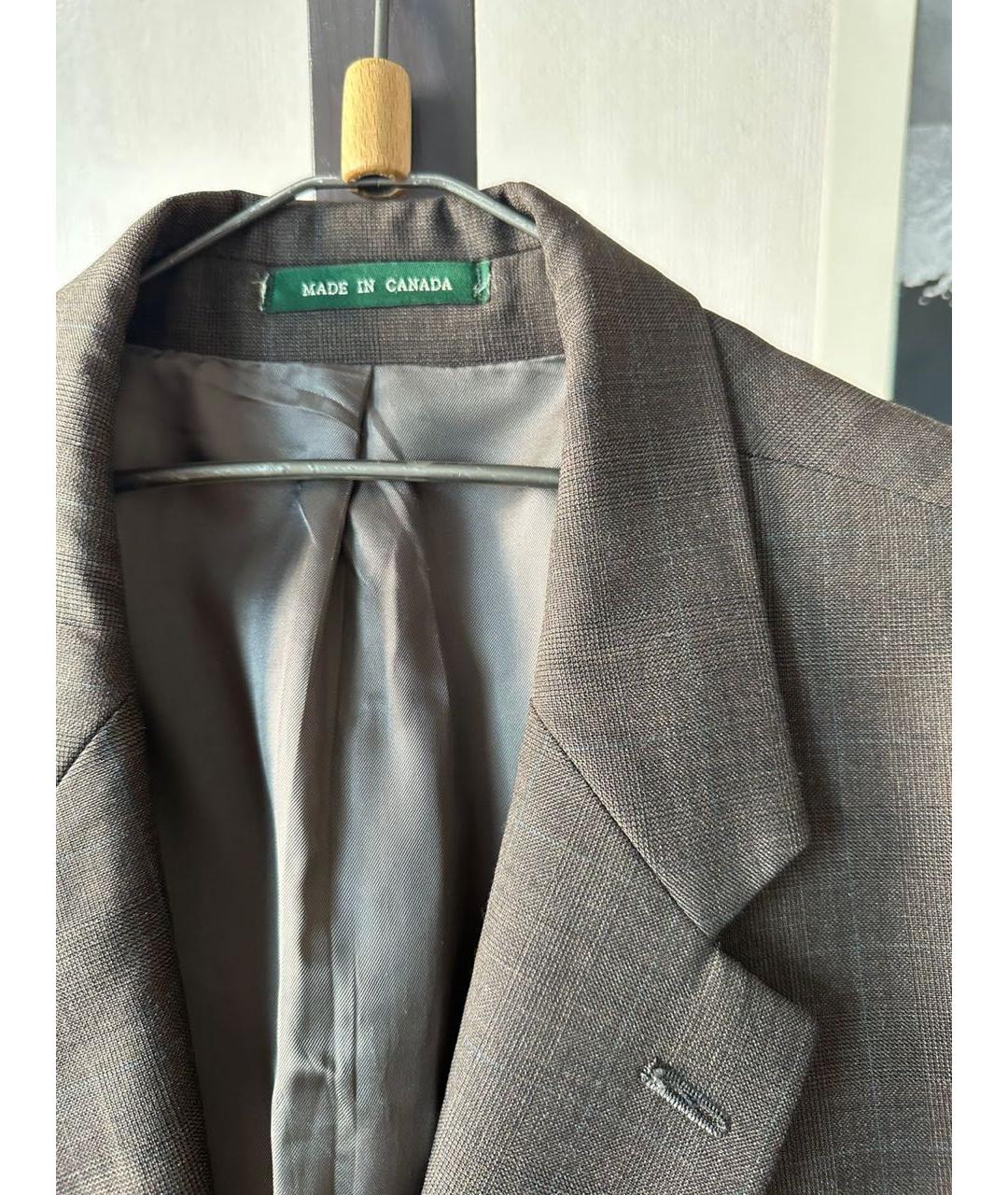 RALPH LAUREN Коричневый шерстяной пиджак, фото 5