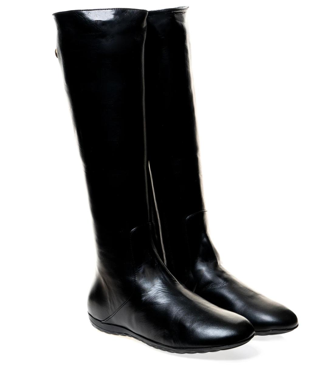 GIUSEPPE ZANOTTI DESIGN Черные кожаные сапоги, фото 2