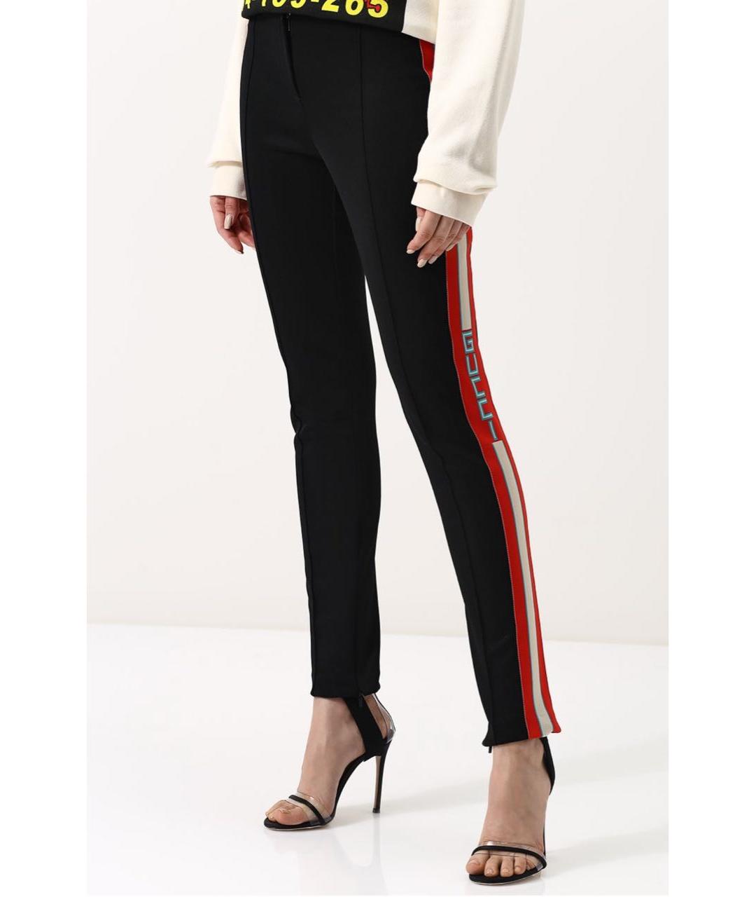 GUCCI Черные брюки узкие, фото 2