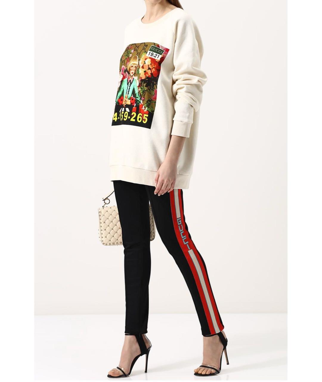GUCCI Черные брюки узкие, фото 3