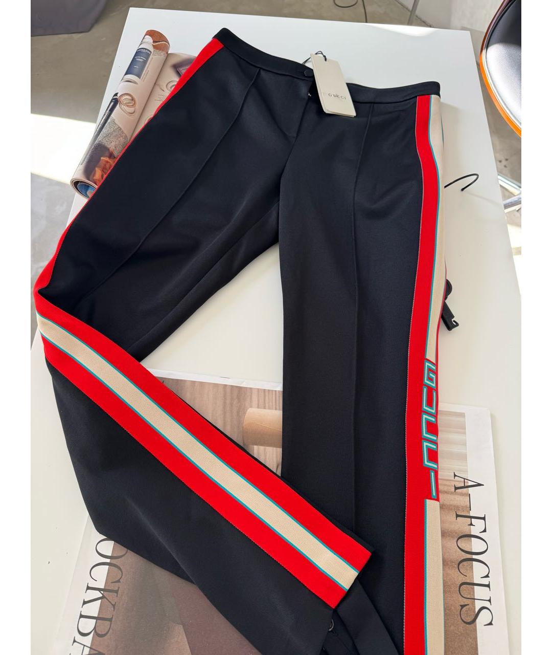 GUCCI Черные брюки узкие, фото 4