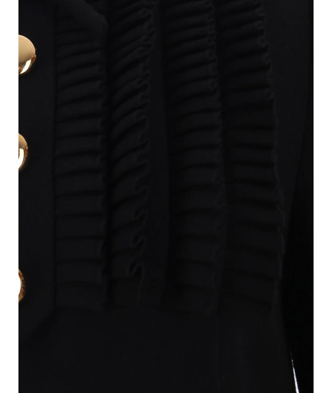 DOLCE&GABBANA Черное полиэстеровое повседневное платье, фото 3