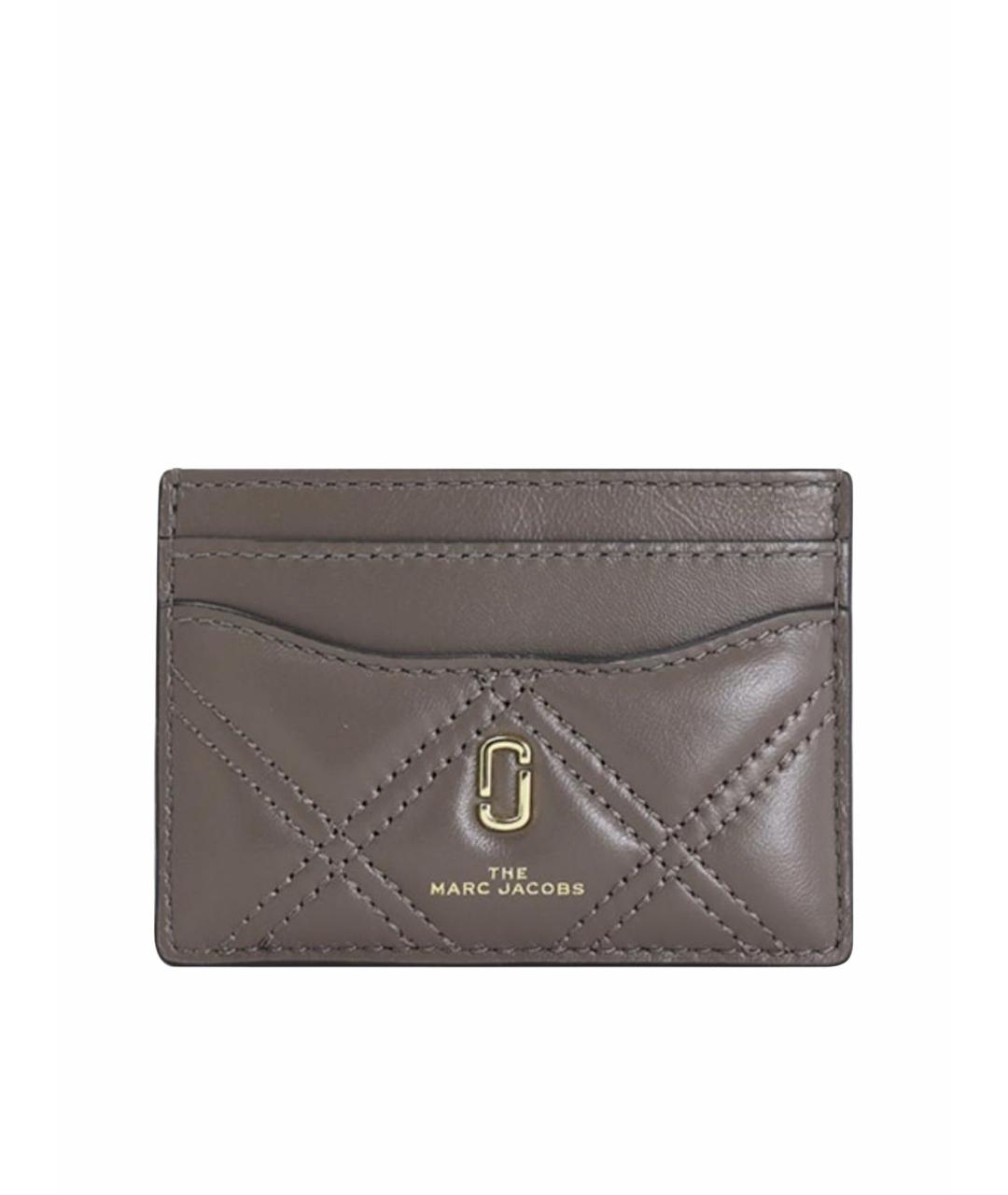 MARC JACOBS Серый кожаный кардхолдер, фото 1