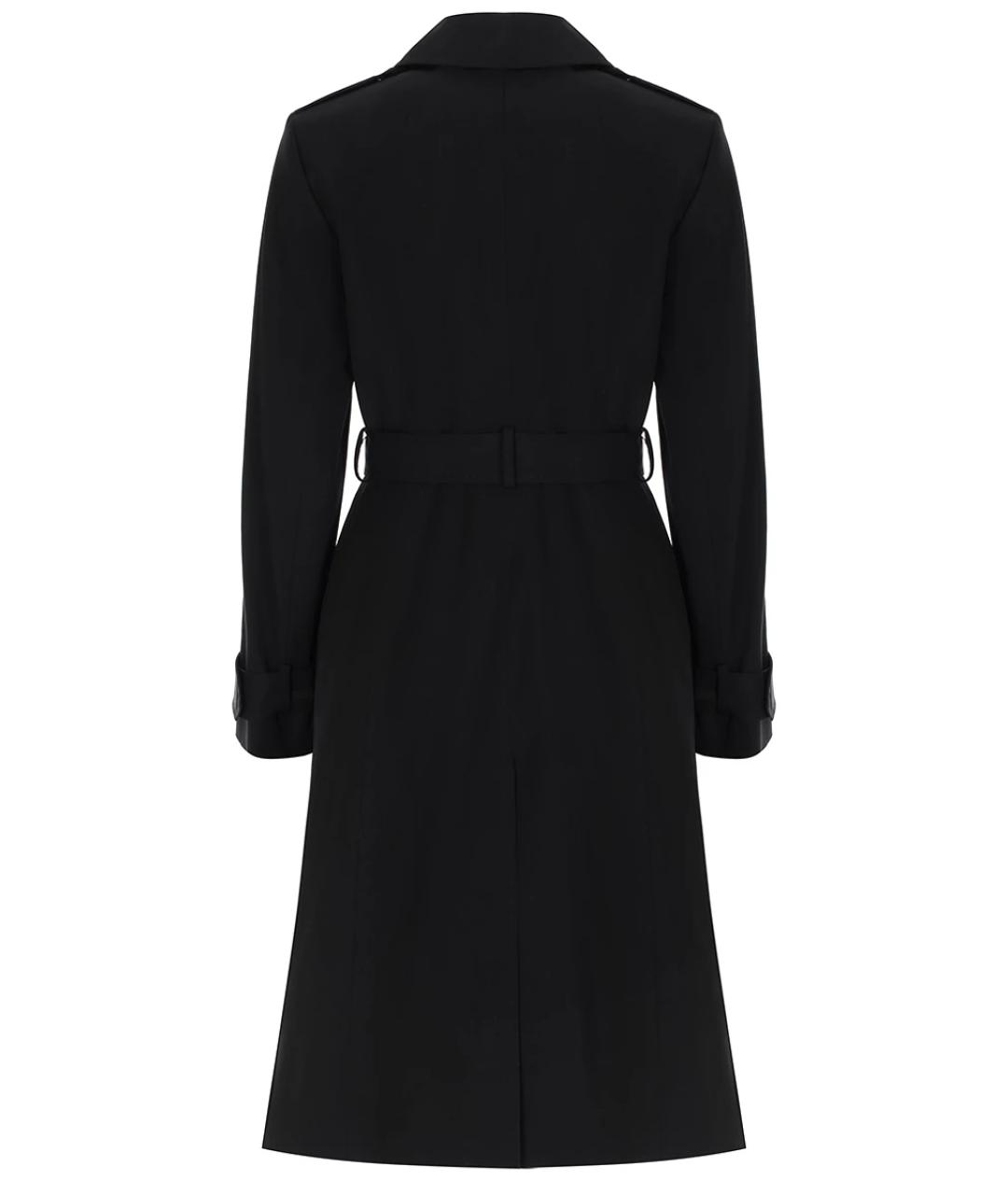 DOLCE&GABBANA Черный полиэстеровый тренч/плащ, фото 2