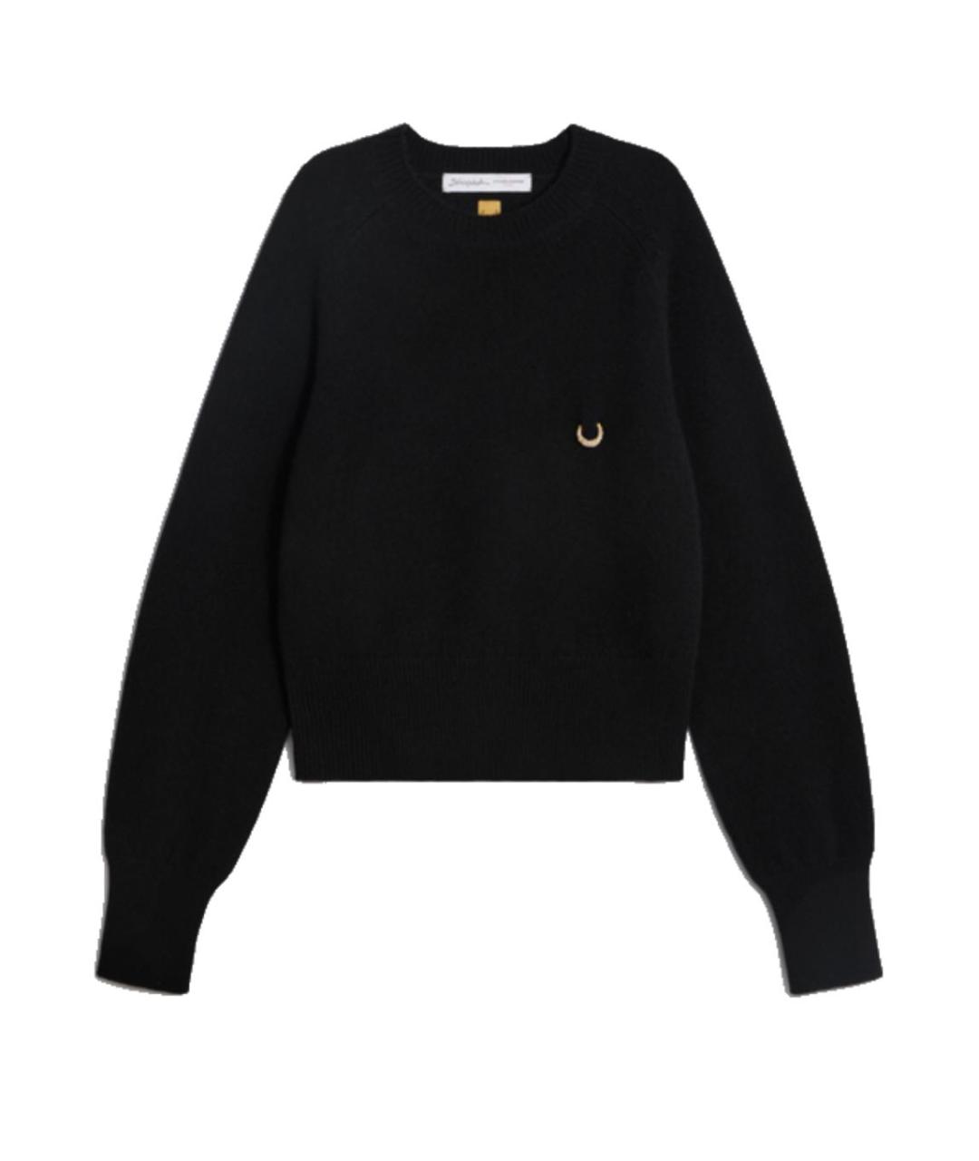 SCHIAPARELLI Черный кашемировый джемпер / свитер, фото 4