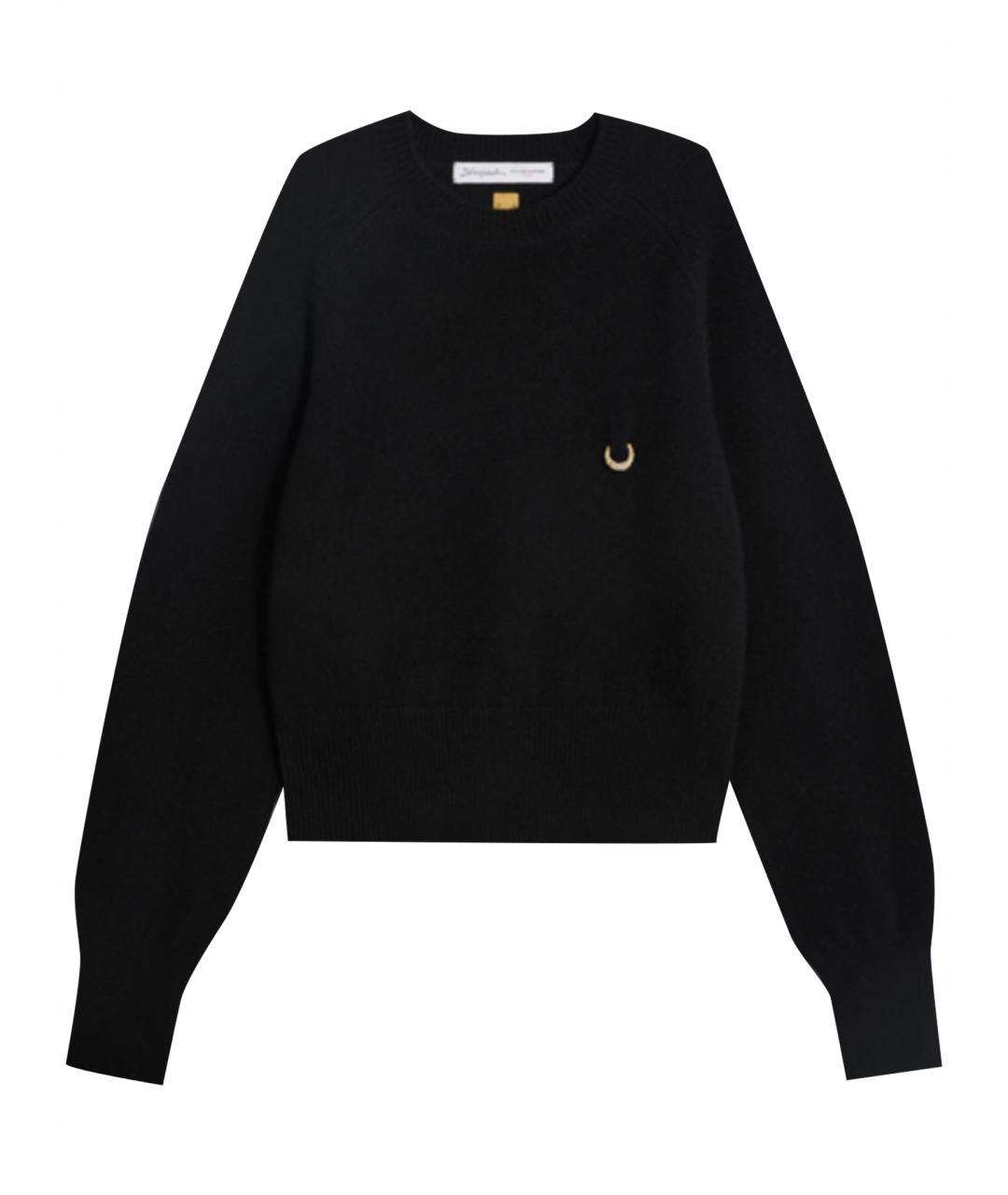 SCHIAPARELLI Черный кашемировый джемпер / свитер, фото 1