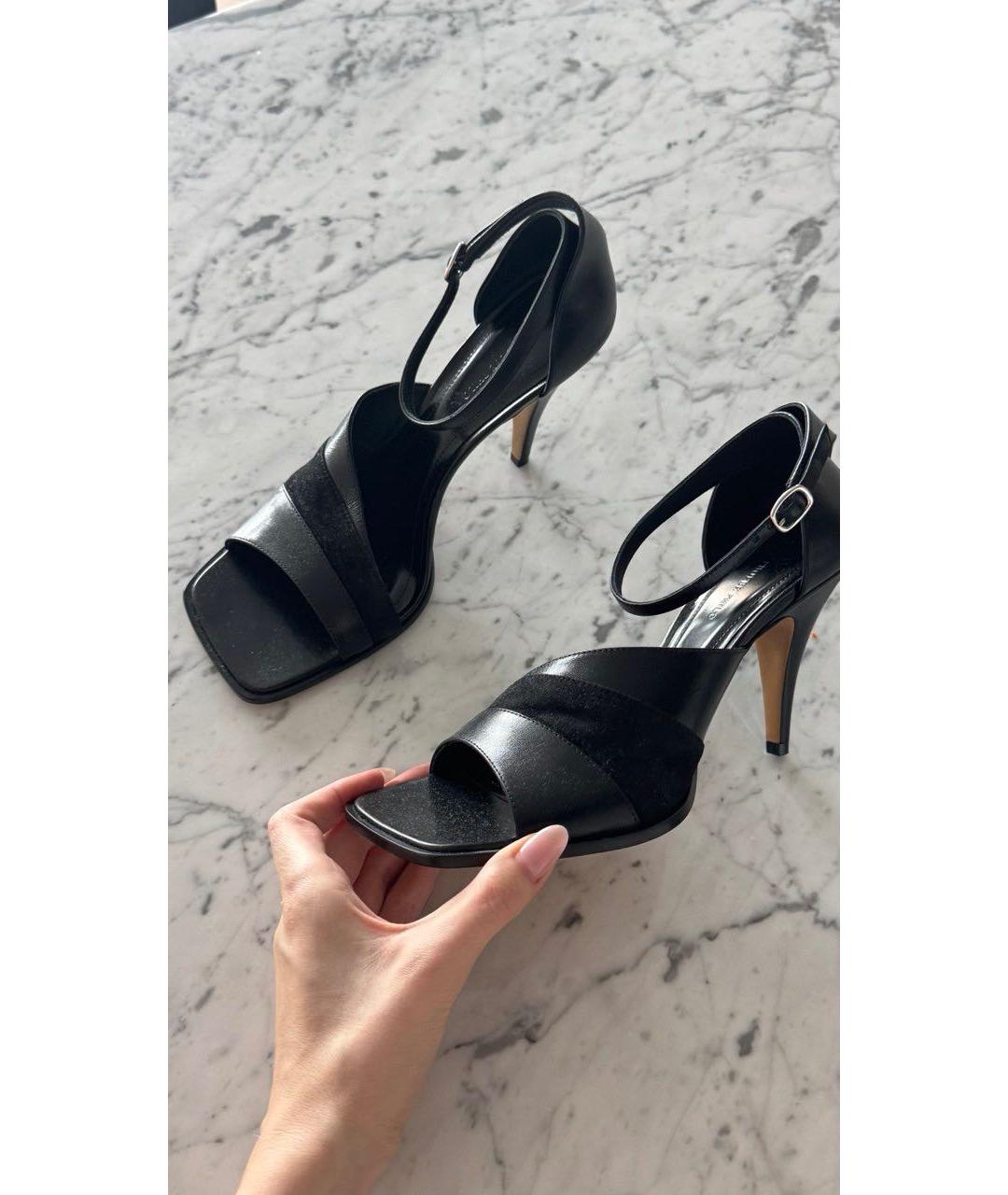 PHOEBE PHILO Черные кожаные туфли, фото 6