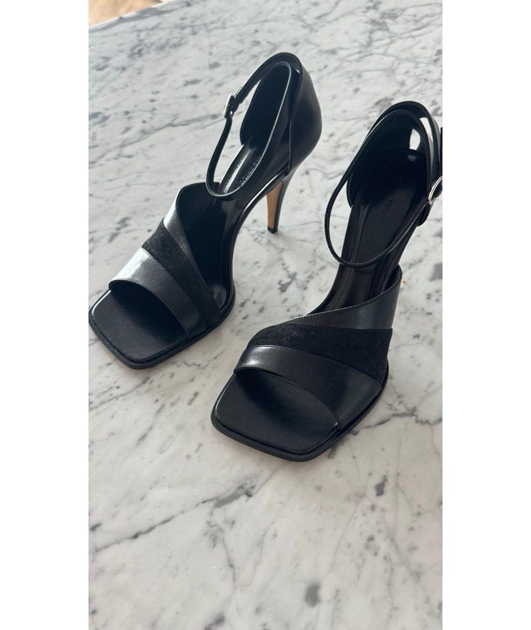 PHOEBE PHILO Черные кожаные туфли, фото 3