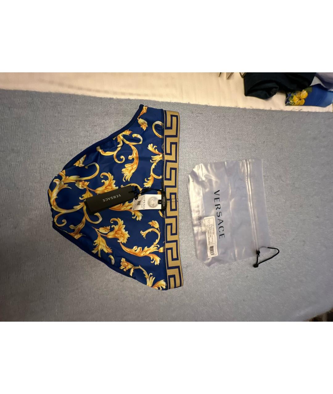 VERSACE Синие плавки, фото 3