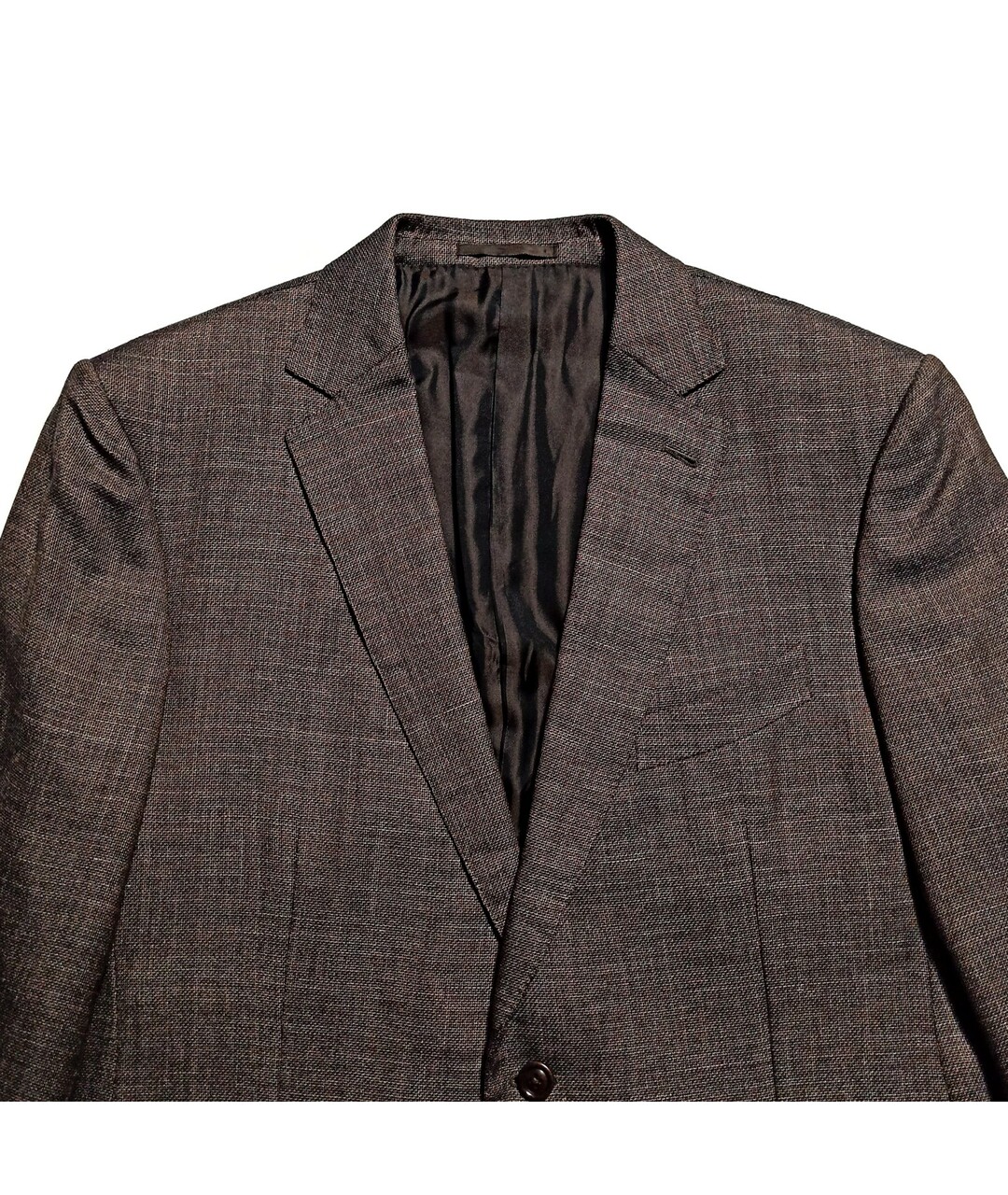 ZEGNA Коричневый шерстяной пиджак, фото 3