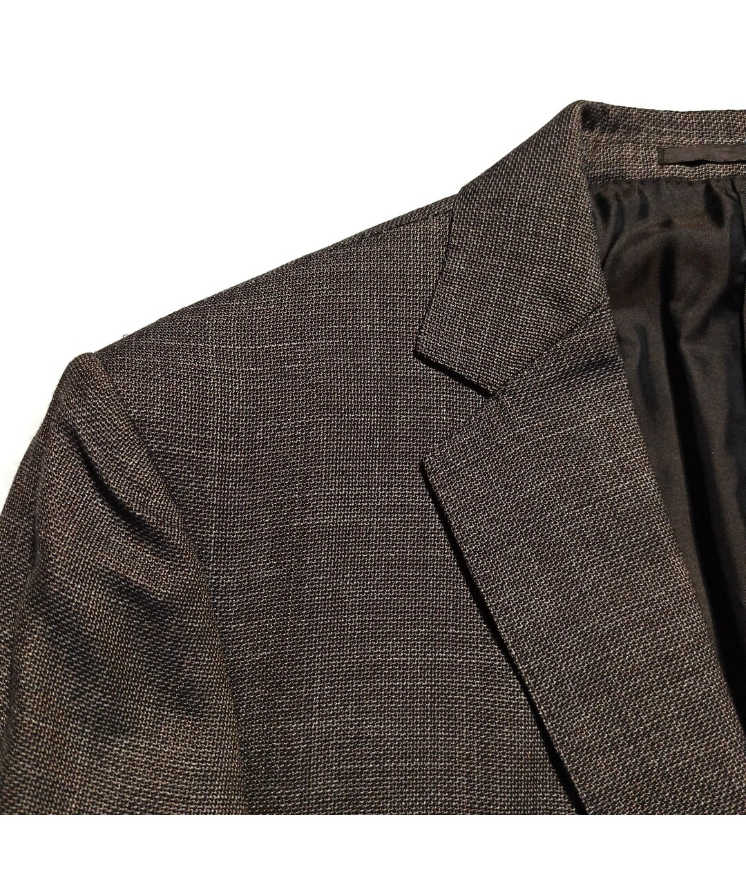 ZEGNA Коричневый шерстяной пиджак, фото 4