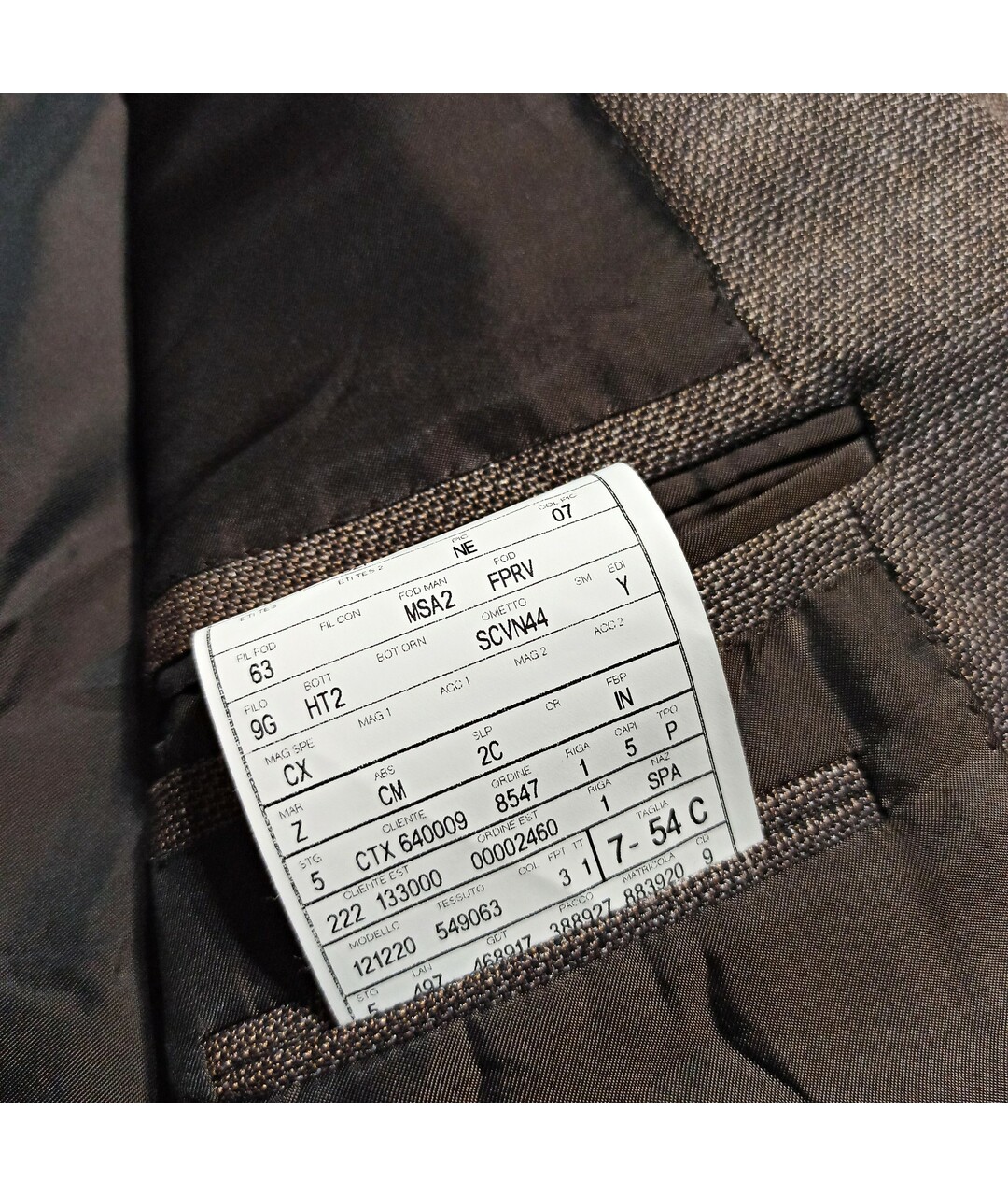 ZEGNA Коричневый шерстяной пиджак, фото 7