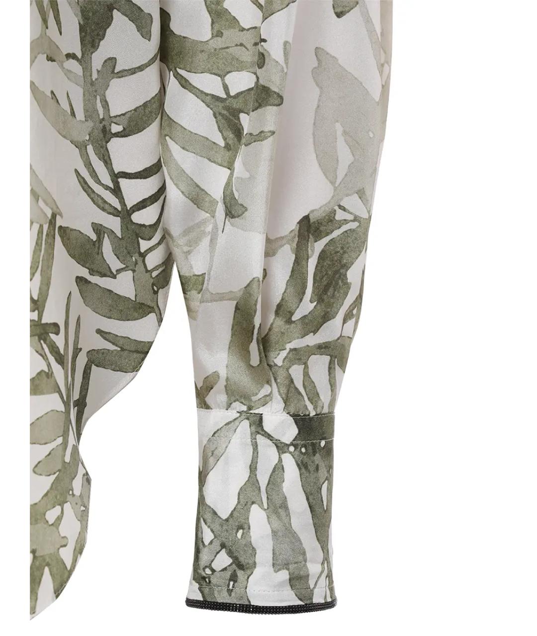 BRUNELLO CUCINELLI Мульти шелковая рубашка, фото 3