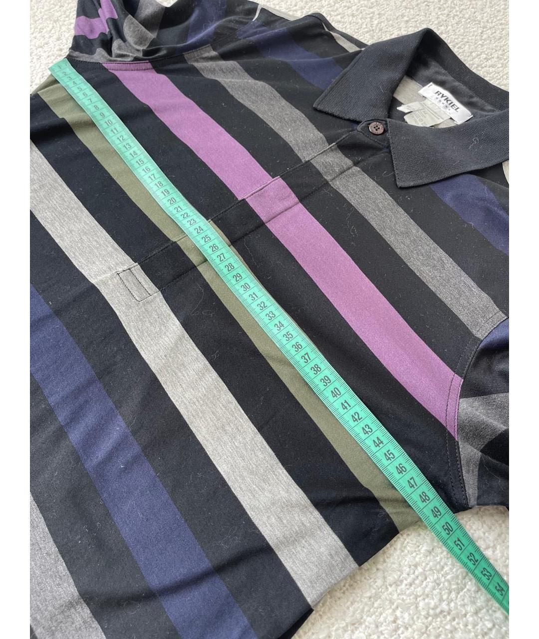 SONIA RYKIEL Мульти хлопковое поло с длинным рукавом, фото 5