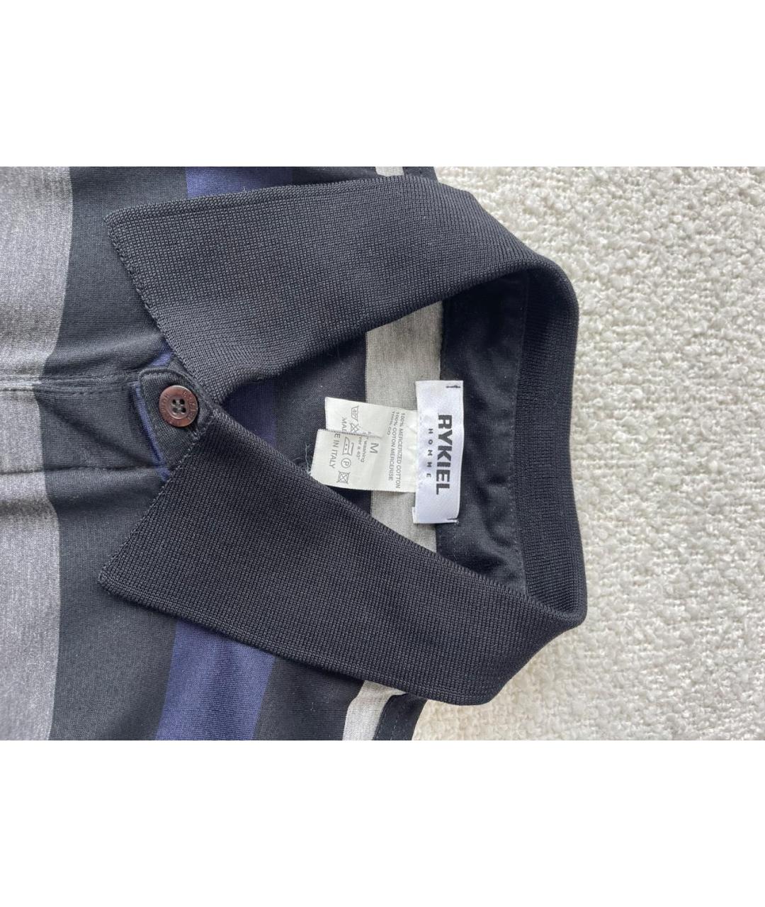 SONIA RYKIEL Мульти хлопковое поло с длинным рукавом, фото 6