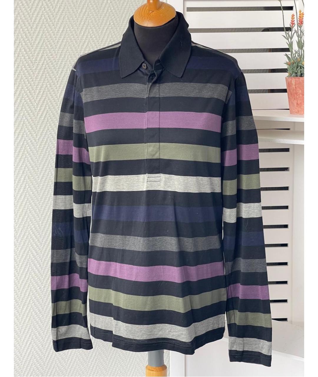 SONIA RYKIEL Мульти хлопковое поло с длинным рукавом, фото 7