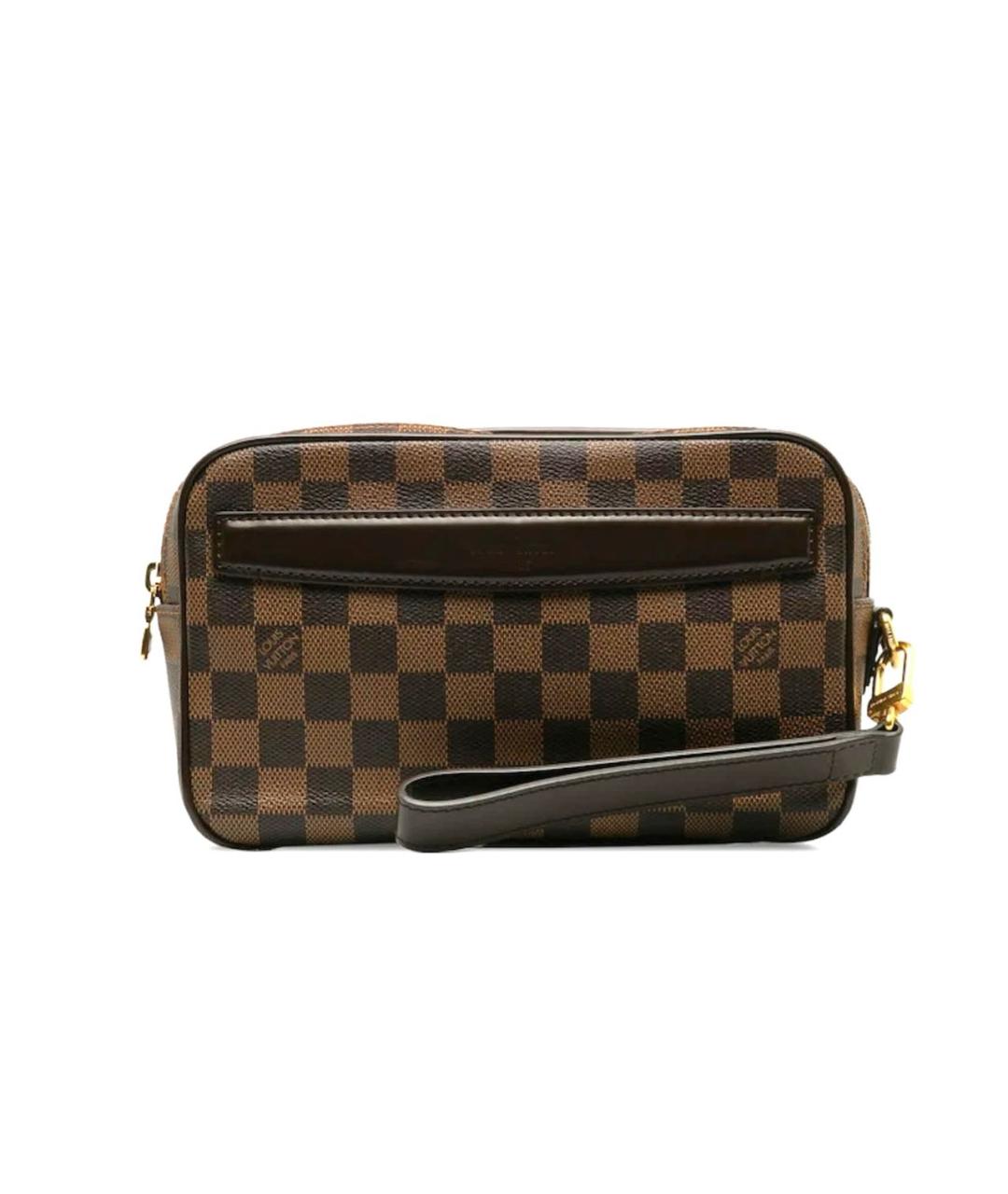 LOUIS VUITTON Коричневая барсетка, фото 2