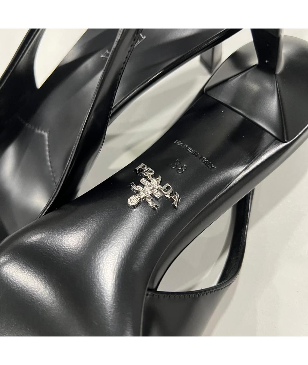 PRADA Черные туфли, фото 4