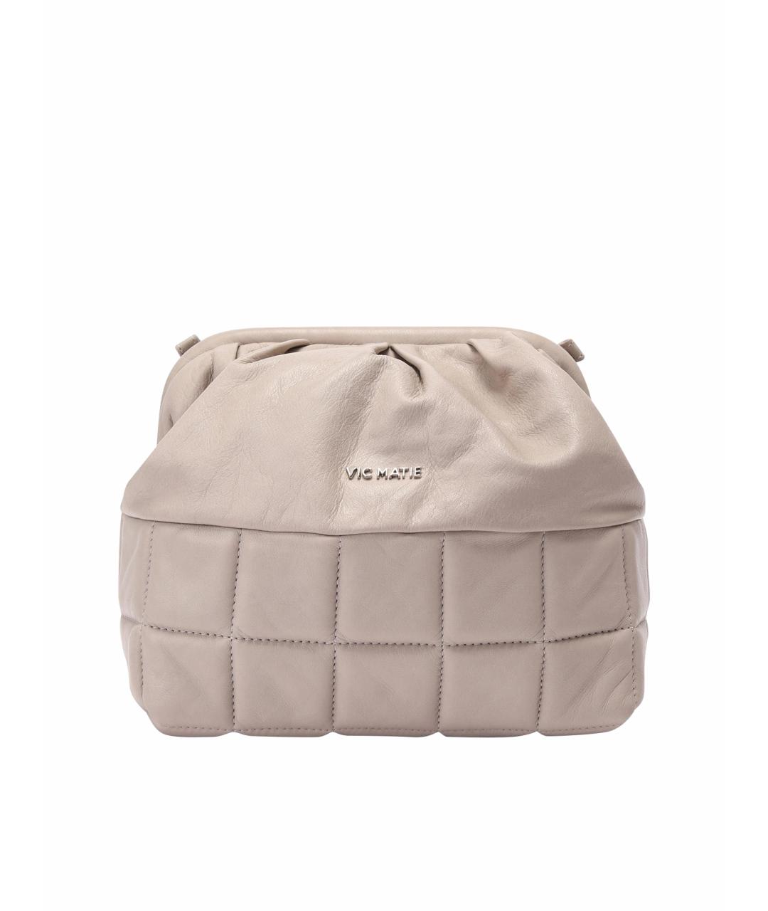 MAX MARA Бежевая кожаная сумка через плечо, фото 1