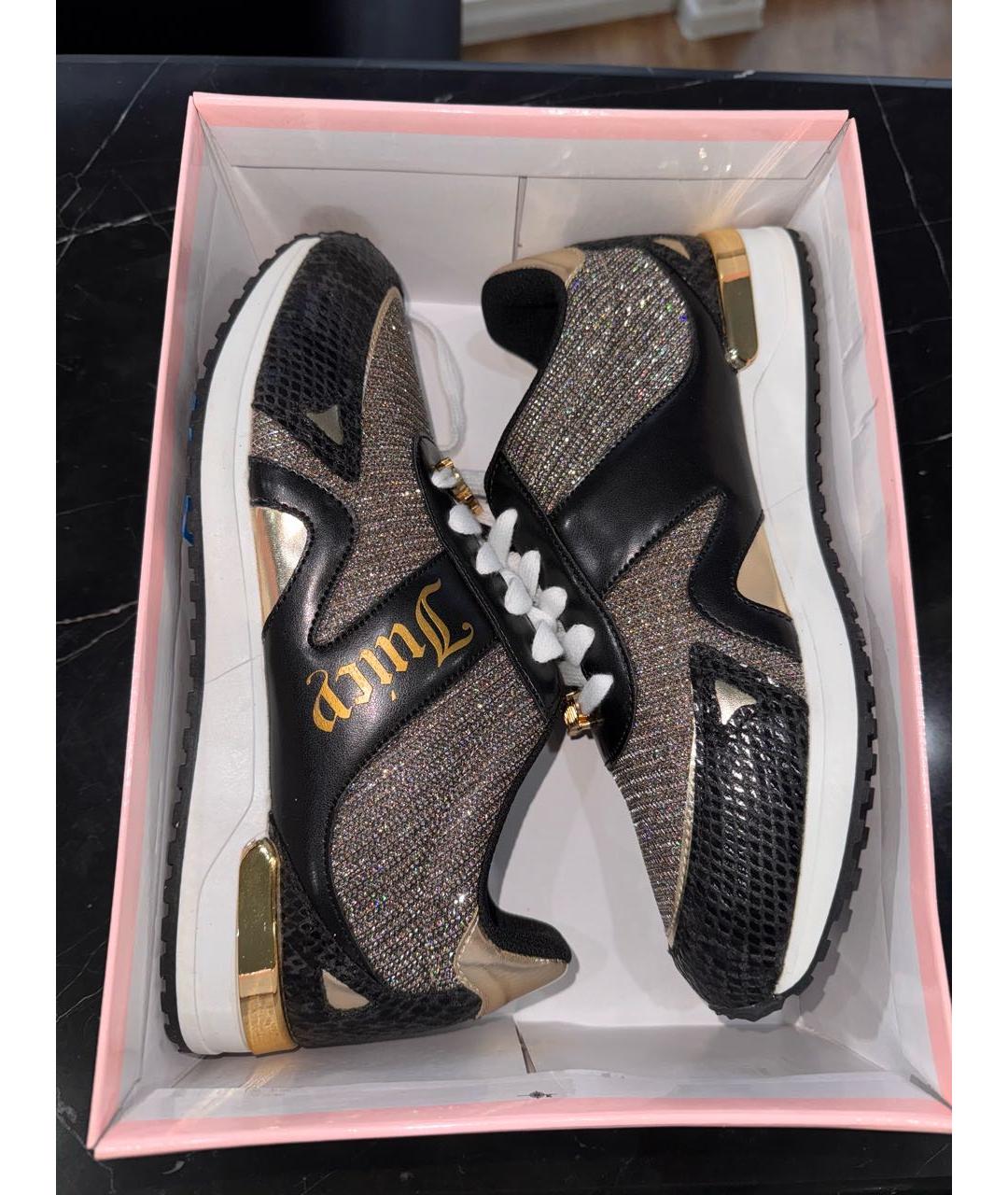 JUICY COUTURE Черные кроссовки, фото 6