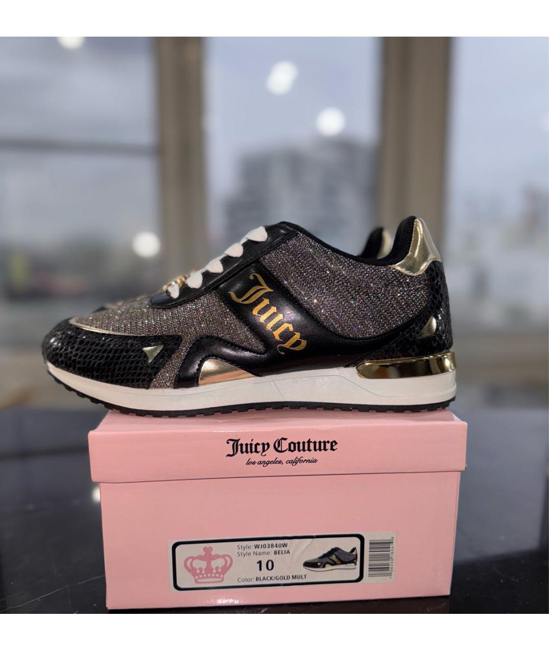 JUICY COUTURE Черные кроссовки, фото 9