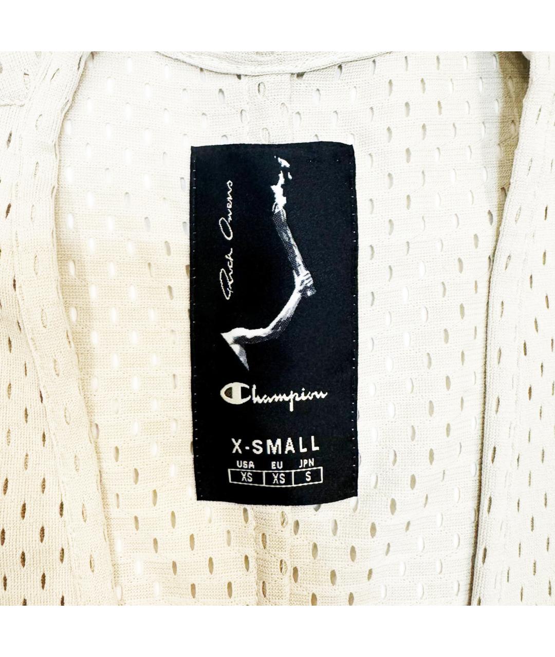 RICK OWENS Белая майка, фото 3
