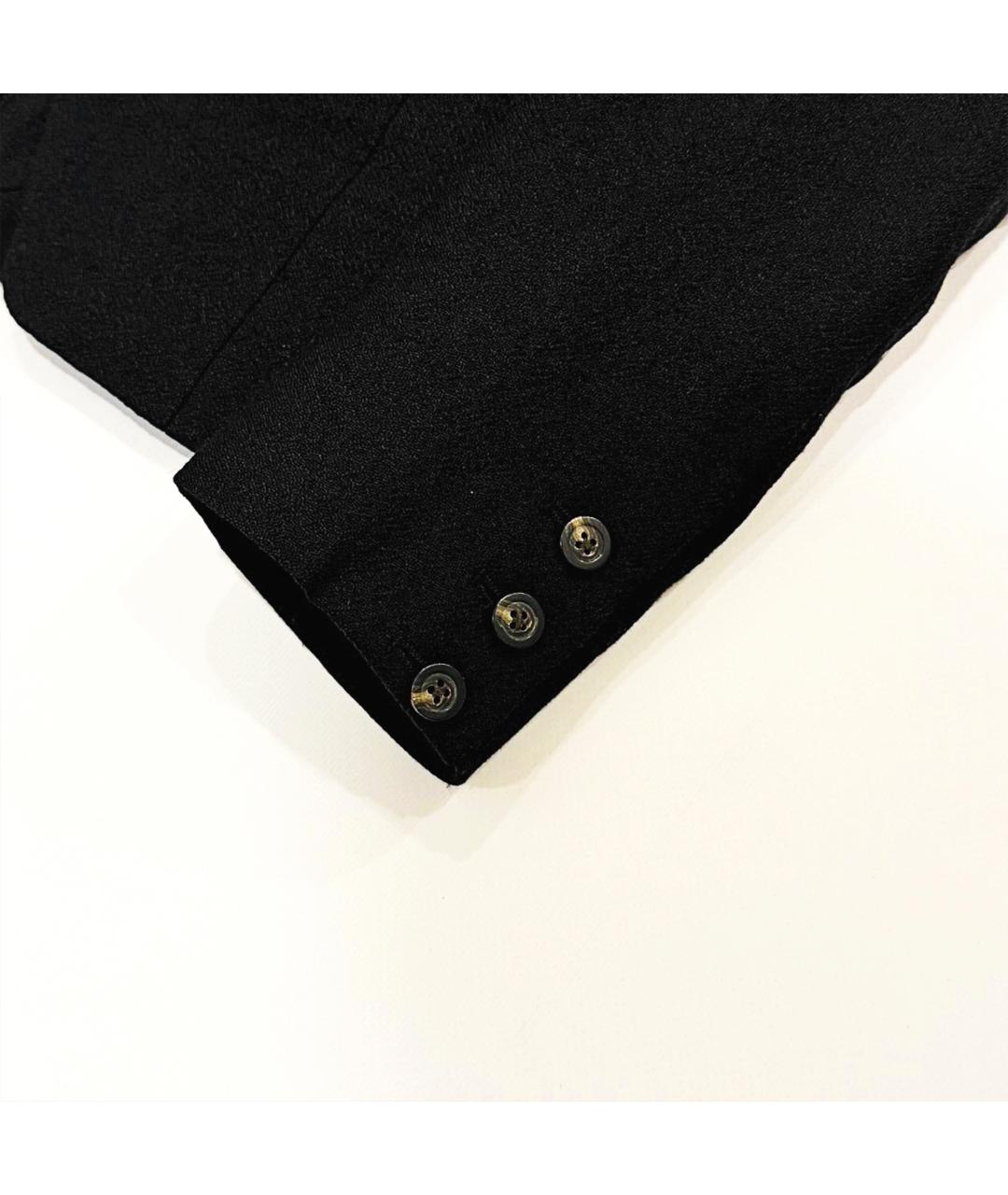 RICK OWENS Черный шерстяной пиджак, фото 4