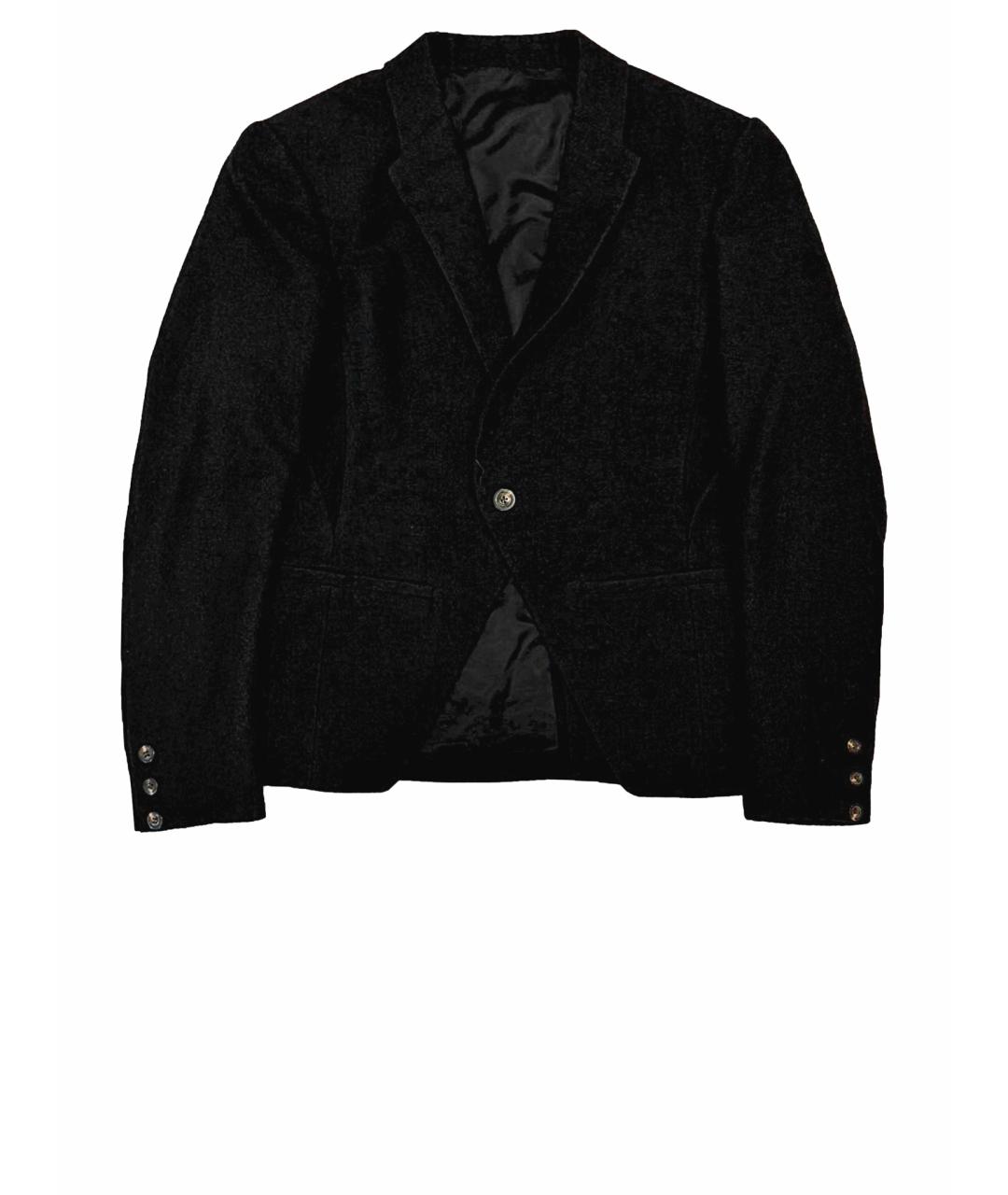 RICK OWENS Черный шерстяной пиджак, фото 1